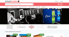 Desktop Screenshot of gitaarsnaren.nl